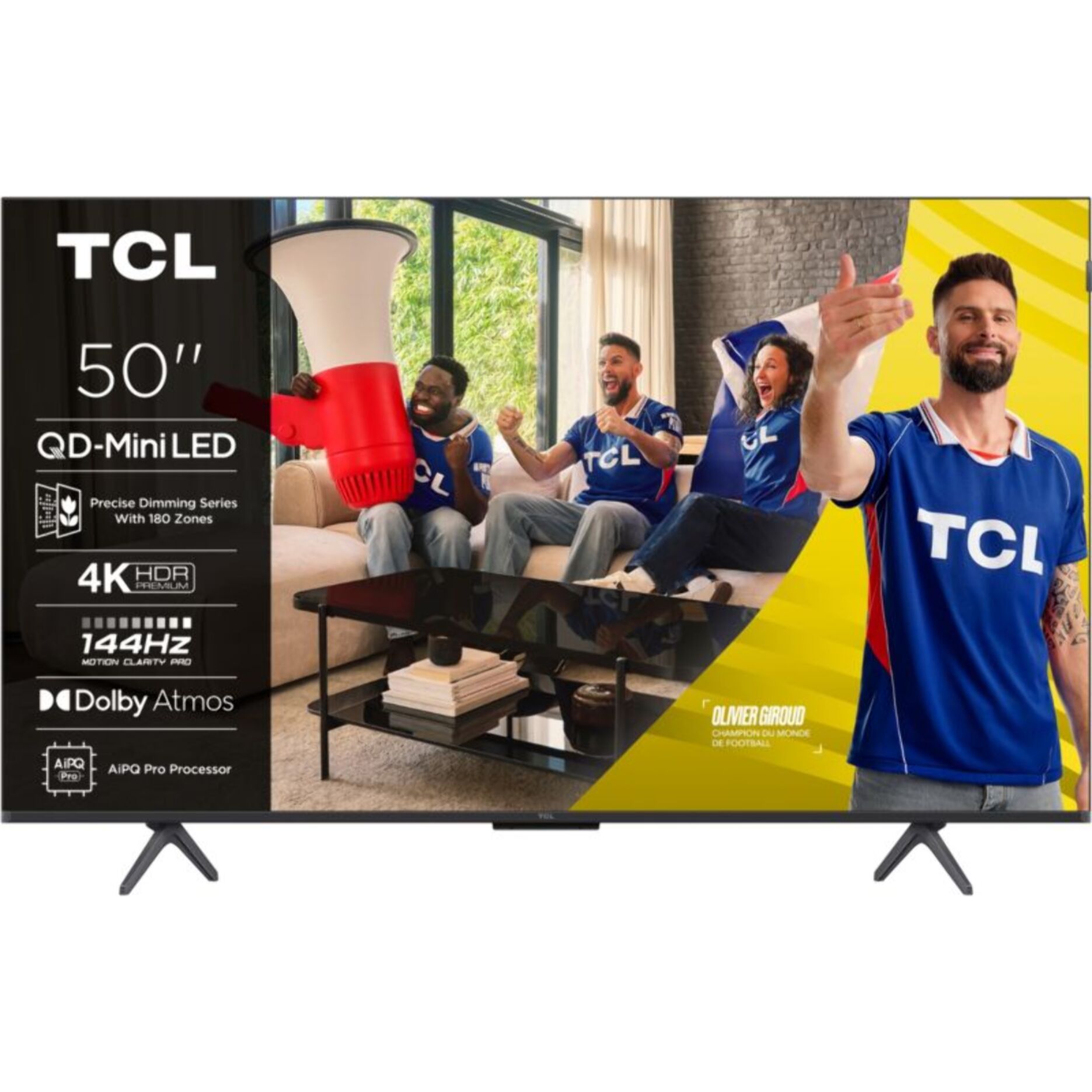 TV Mini Led TCL 50C69K 2025-50 pouces (126cm)