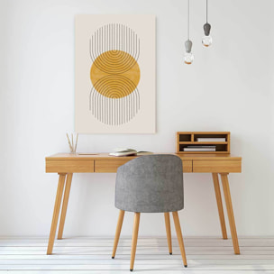 Tableau organique perfect point yellow  Toile imprimée