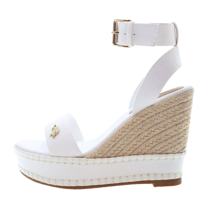 U.S. Polo Assn. - Sandali AYLIN028W/5C1 in tessuto per donna