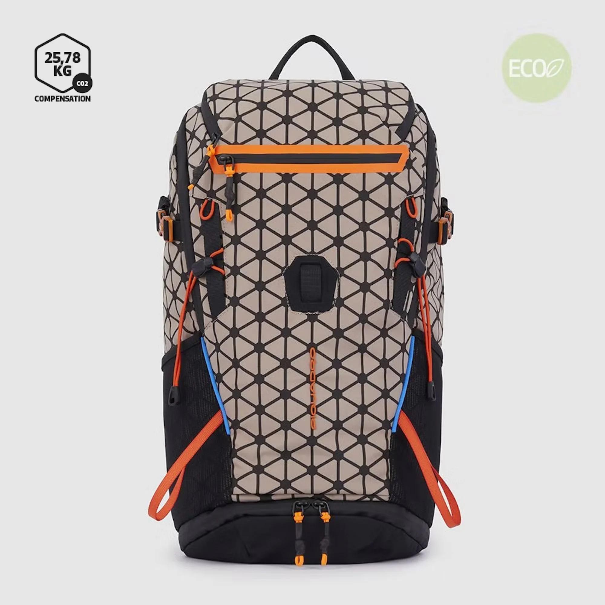 Piquadro Zaino da hiking realizzato in poliestere Cordura® riciclato al 40%