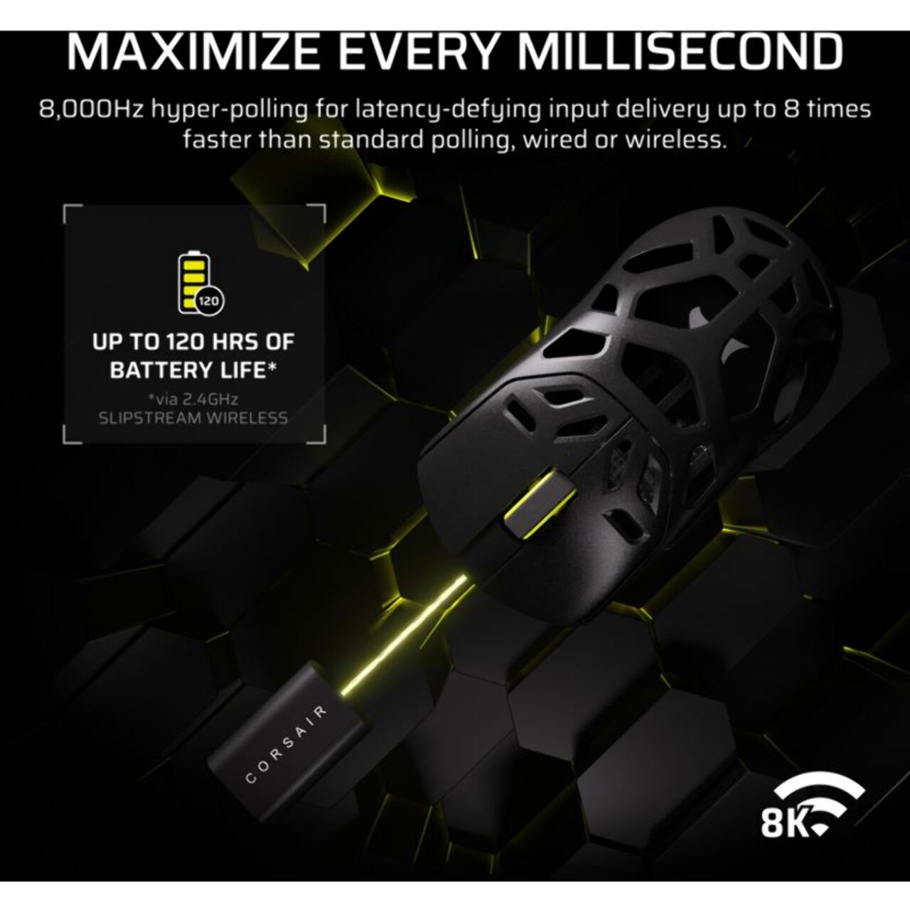 Souris Gamer Sans Fil CORSAIR SABRE v2 PRO Wireless MG