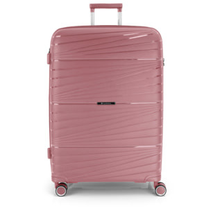 Maleta grande expandible Kiba rígida con capacidad hasta 124 L