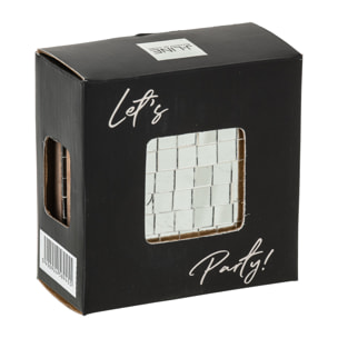 J-Line dessous de verre - bois - argent - boîte de 4