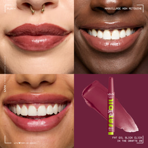 NYX Professional Makeup FAT OIL SLICK CLICK Baume à lèvres IN THE DRAFTS