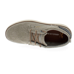 Armata di Mare Scarpe Uomo Sneakers Casual Stringate con Soletta Rimovibile in Memory Foam AMU S25L705 Beige