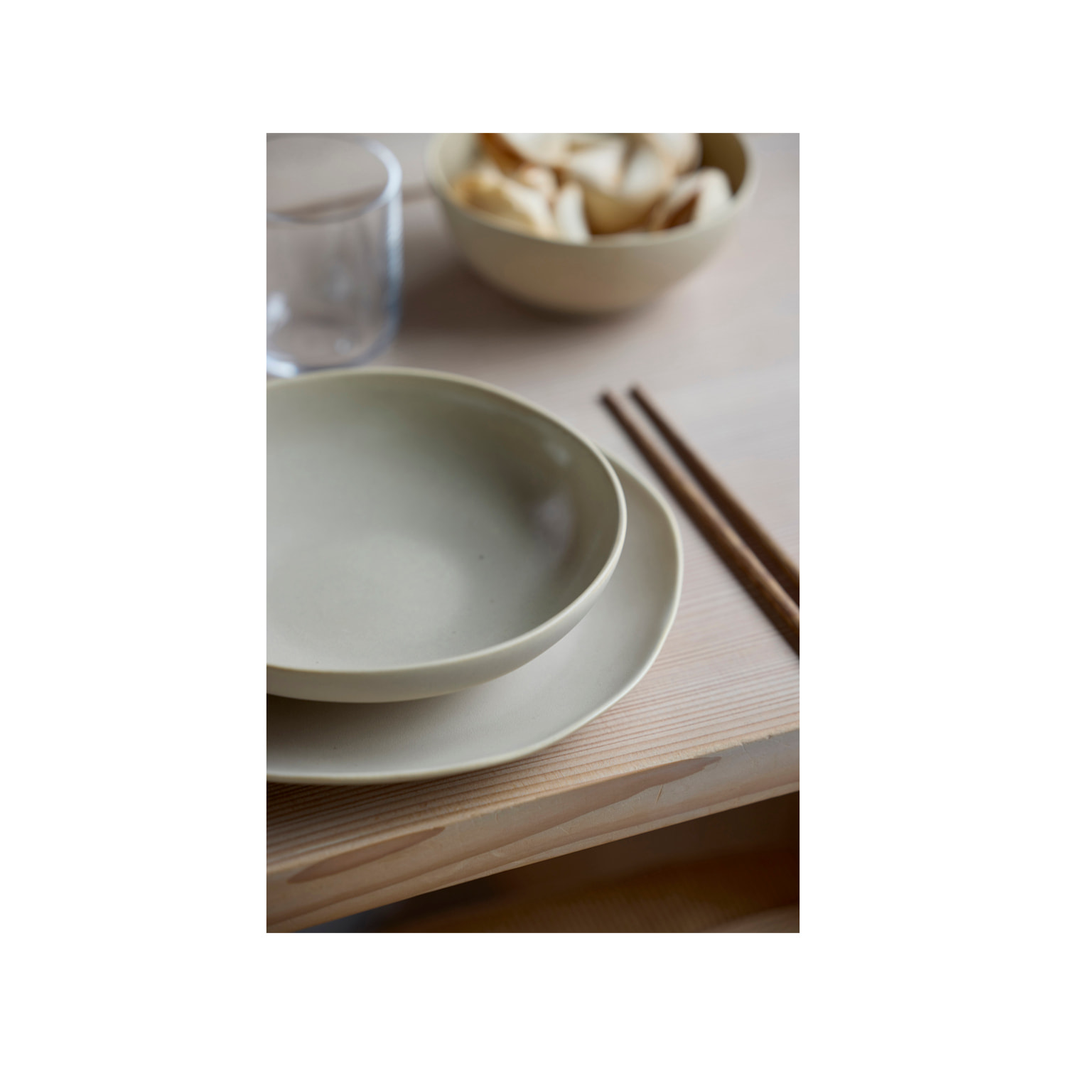 Assiette plate Shoku