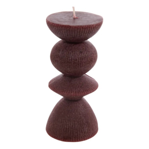 Bougie décorative Homy ronde H.15cm