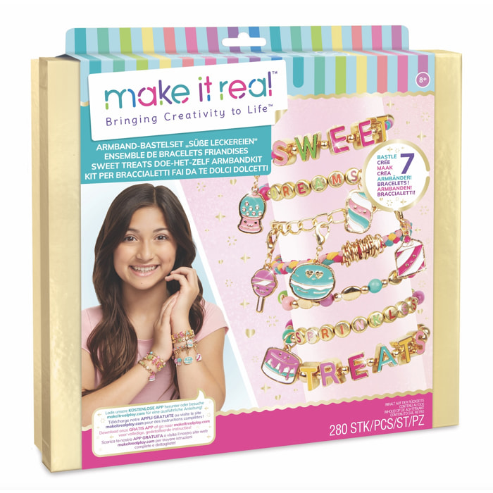 Kit per Braccialetti Fai da Te Dolci Dolcetti