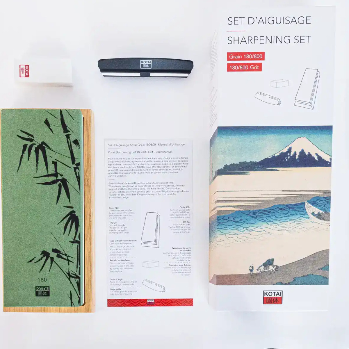 Juego Completo de 3 Cuchillos "Bunka Damascus" Deluxe