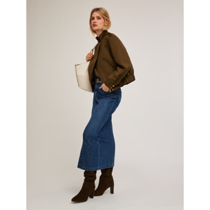 Motivi - Giacca bomber satin - Verde militare