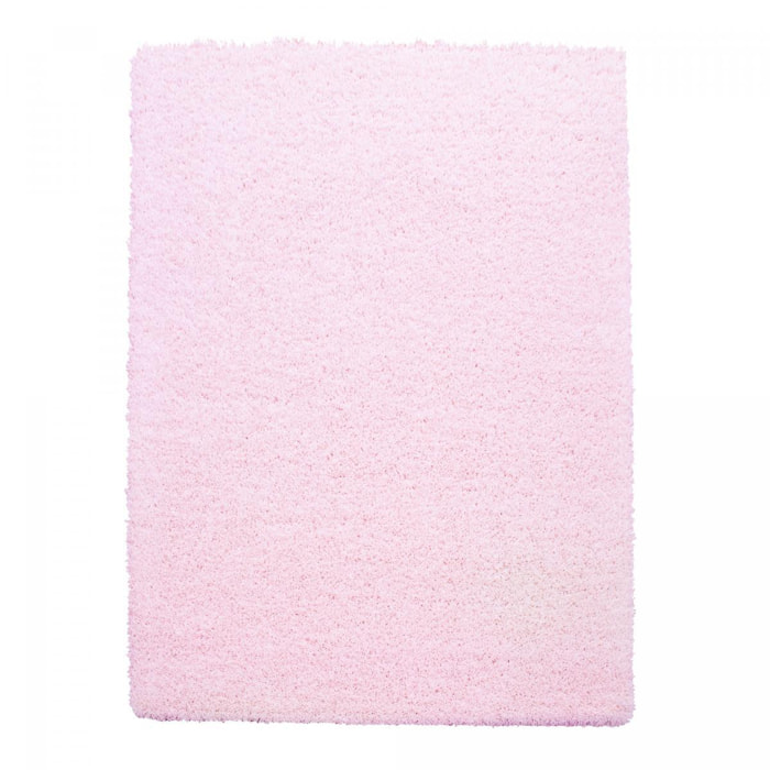 Tapis poils longs shaggy tissé motif uni ZASIVE