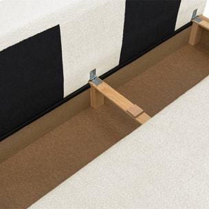 Banquette convertible 3 places bouclette NELSON