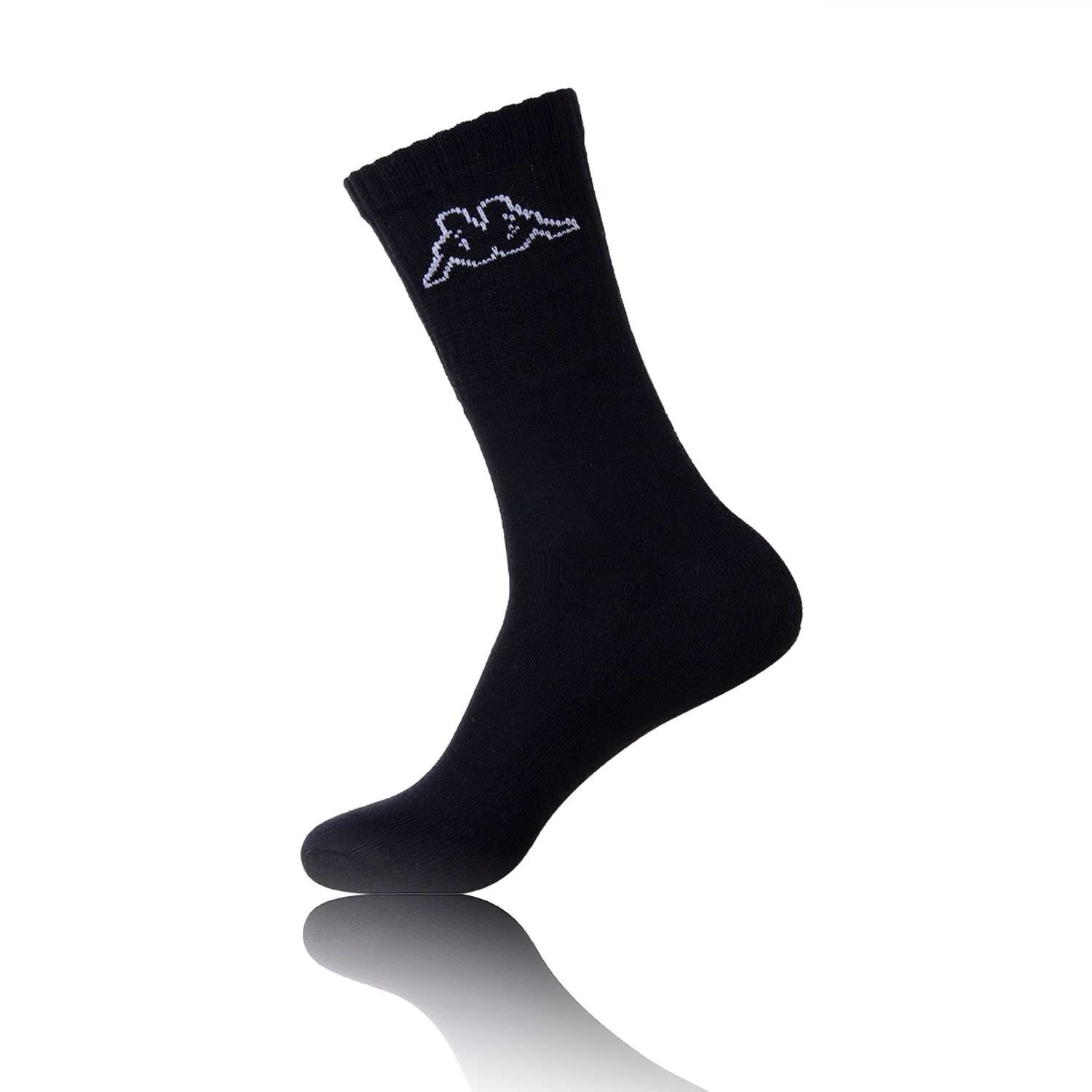 Set 12 pares calcetines Kappa deportivos tennis color negro para hombre