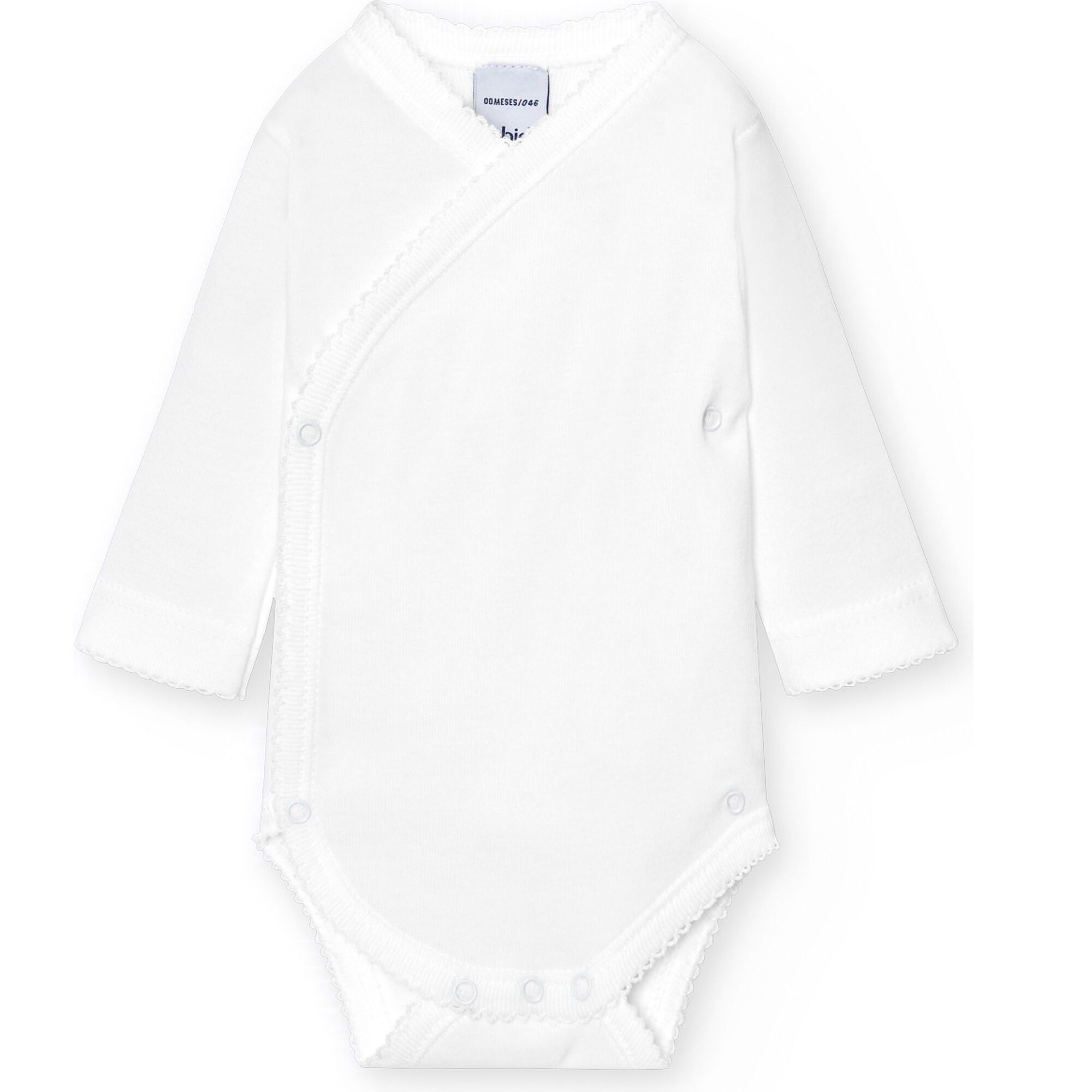 Body cruzado bebé manga corta algodón