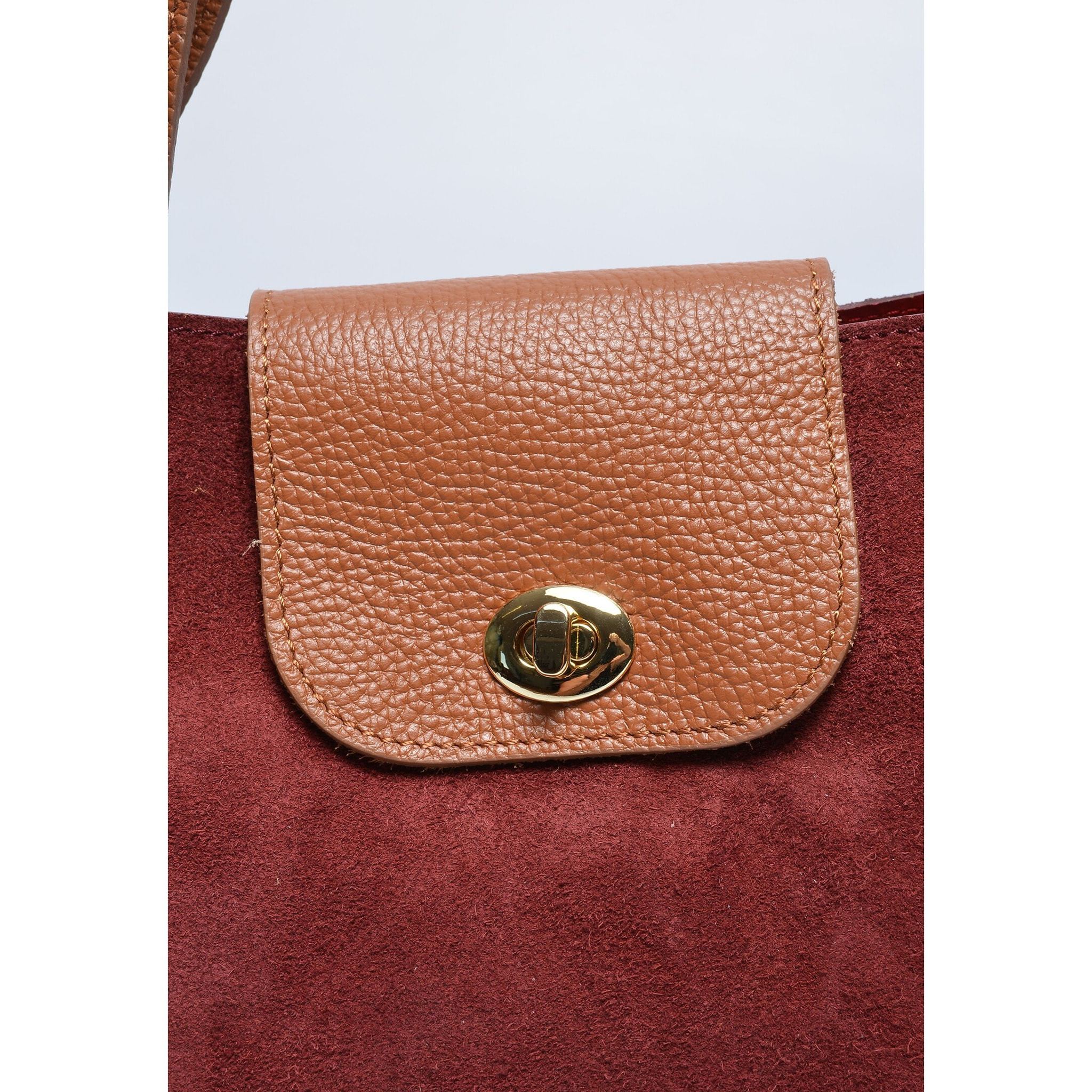 Tote Anna Luchini Bordeaux