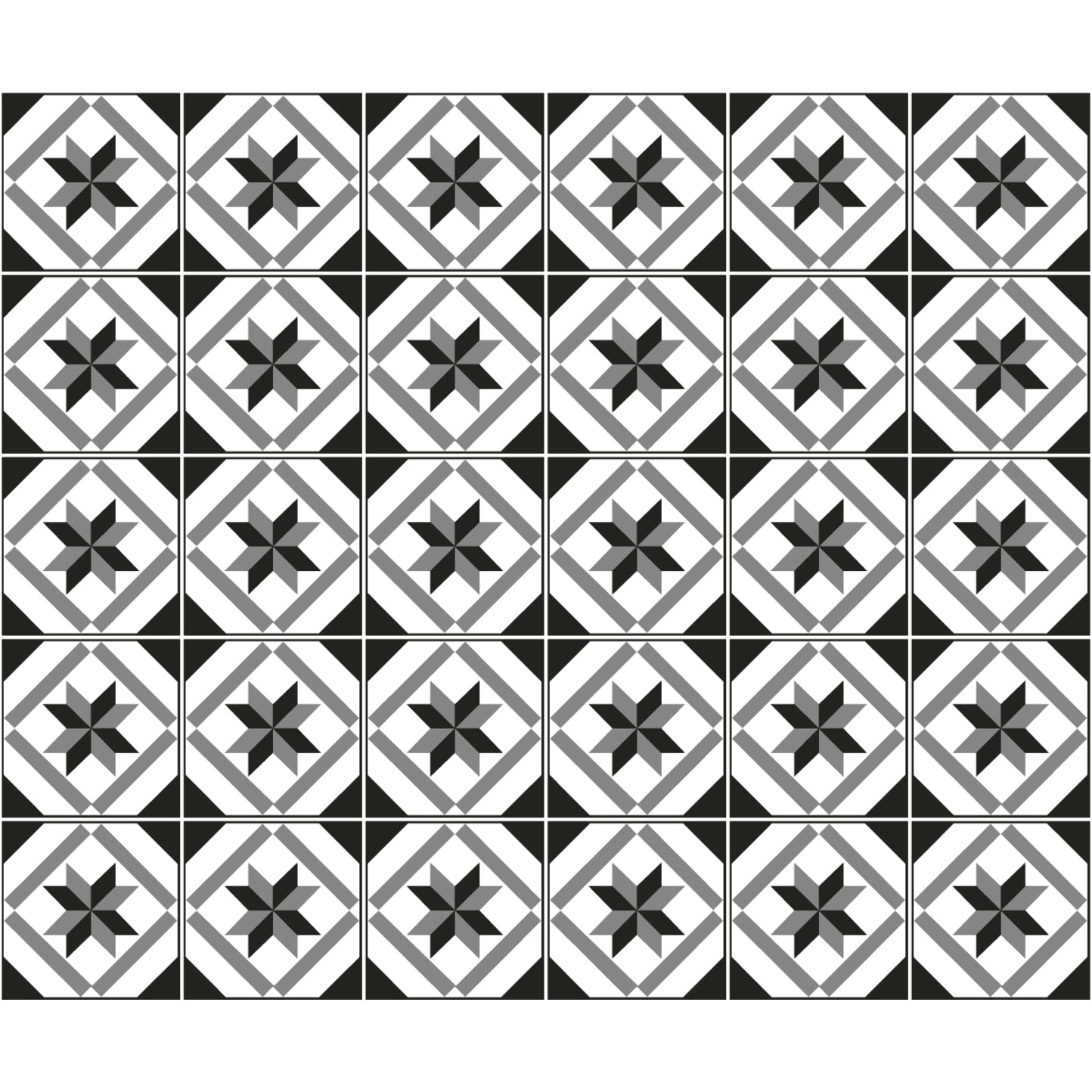 Stickers muraux - Sticker Mural Carrelage adhésif Cuisine Salle de Bain - 30 STICKERS CARRELAGES AZULEJOS LUCIDA