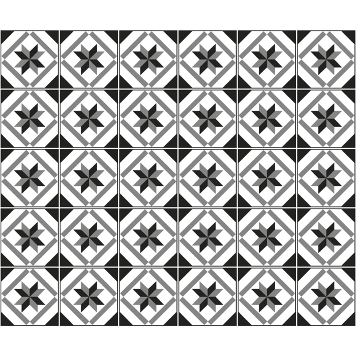 Stickers muraux - Sticker Mural Carrelage adhésif Cuisine Salle de Bain - 30 STICKERS CARRELAGES AZULEJOS LUCIDA