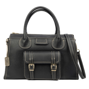 Bagaladi bolso tote mujer. Piel auténtica Dollaro.