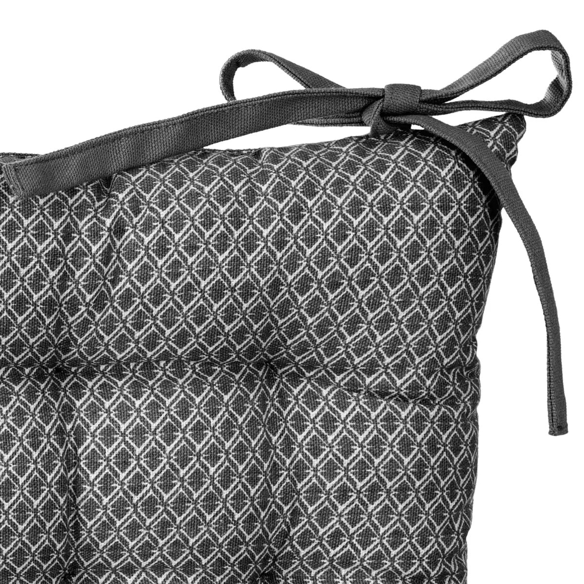 Galette de chaise "Otto" gris 38x38cm