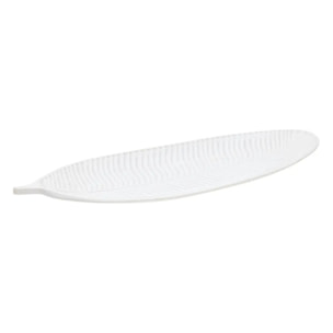 Vide-poche Maia oblong 22x59cm blanc