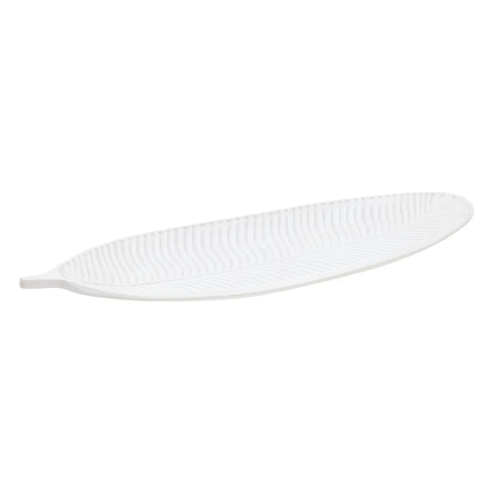 Vide-poche Maia oblong 22x59cm blanc