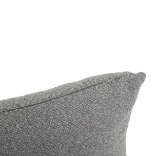 Coussin déco Solfia gris ardoise 45x45cm