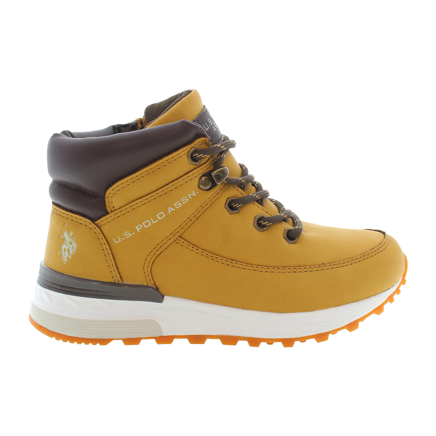 Stivaletti U.S. Polo Assn. giallo-marrone scuro