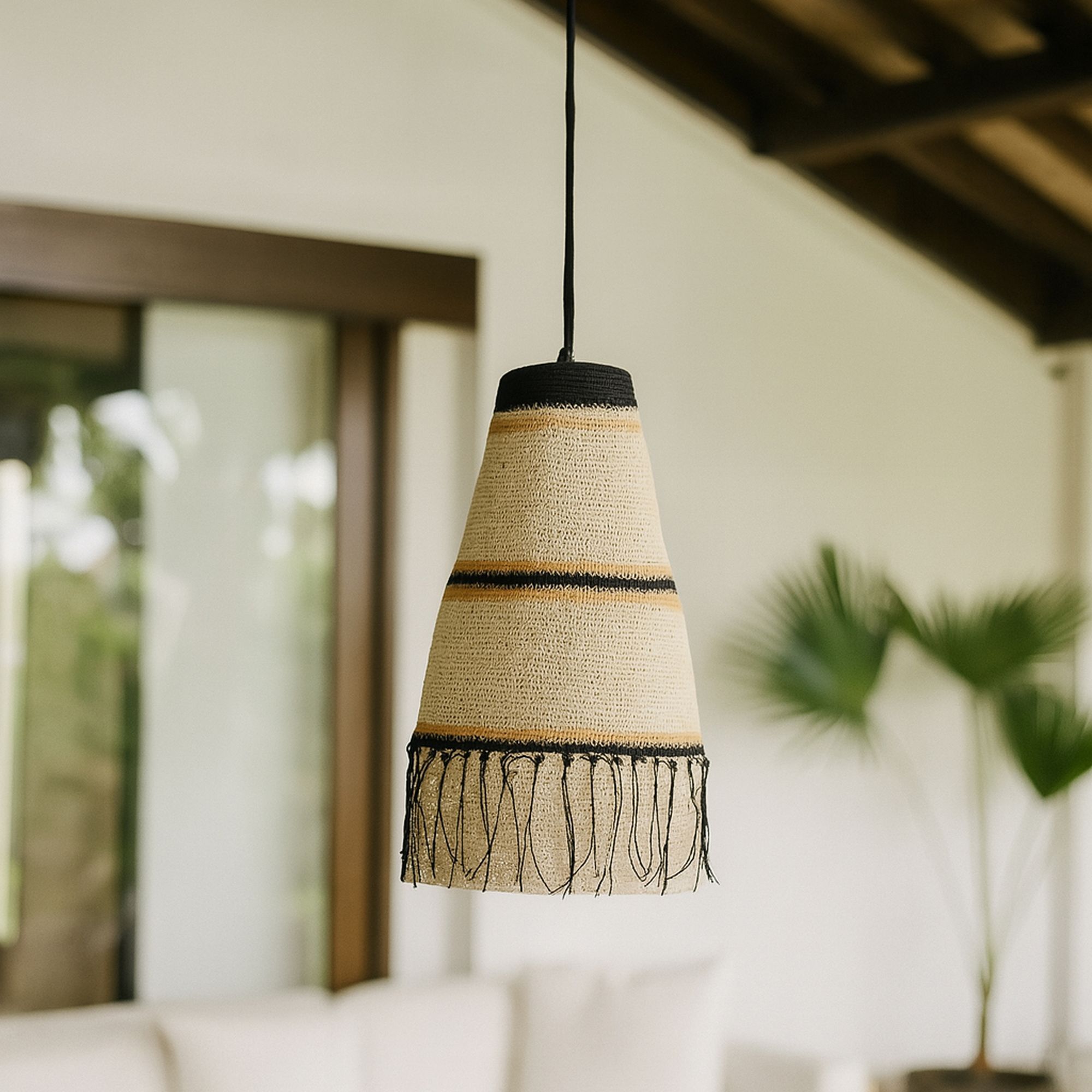 Suspension en jonc de mer  TOBAGO