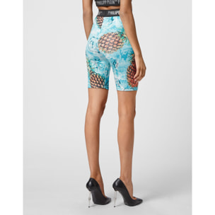 PHILIPP PLEIN Sport Shorts PINEAPPLE SKIES