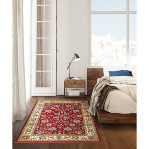 Tappeto Stile Persiano Disegno Classico Rosso