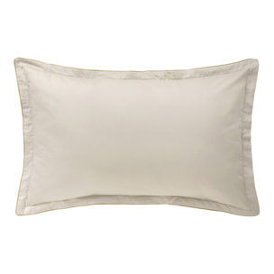 Taie d'oreiller imprimée en satin de coton bio, OPERA