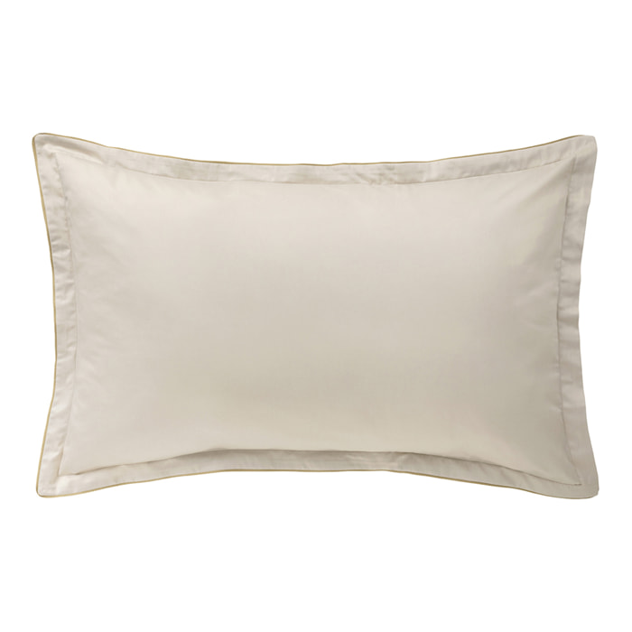 Taie d'oreiller imprimée en satin de coton bio, OPERA