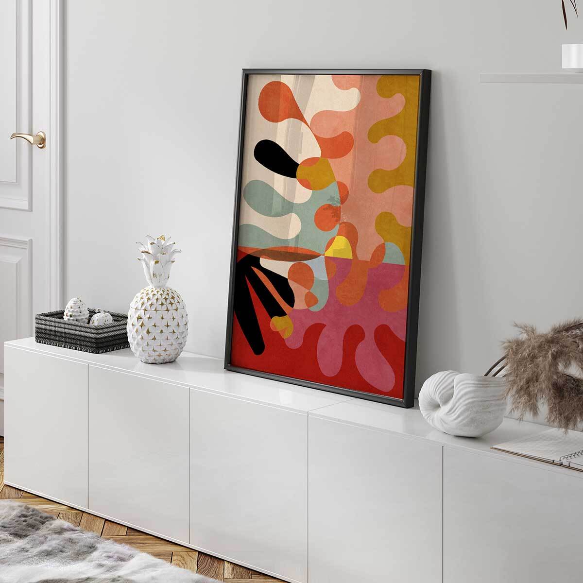 Affiche art abstrait Arabesques abstraites Affiche seule