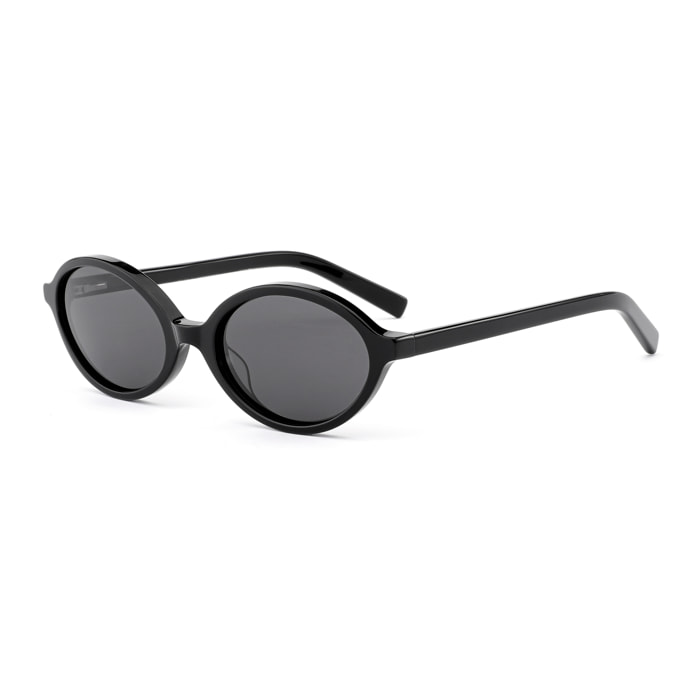Gafas de sol OCEAN GRANDE PLACE - Negro brillante / Ahumada