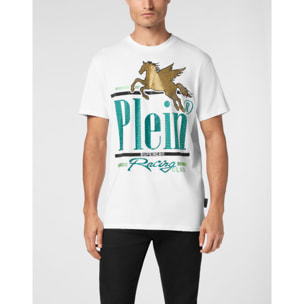 PHILIPP PLEIN Camiseta de cuello redondo y manga corta RACING