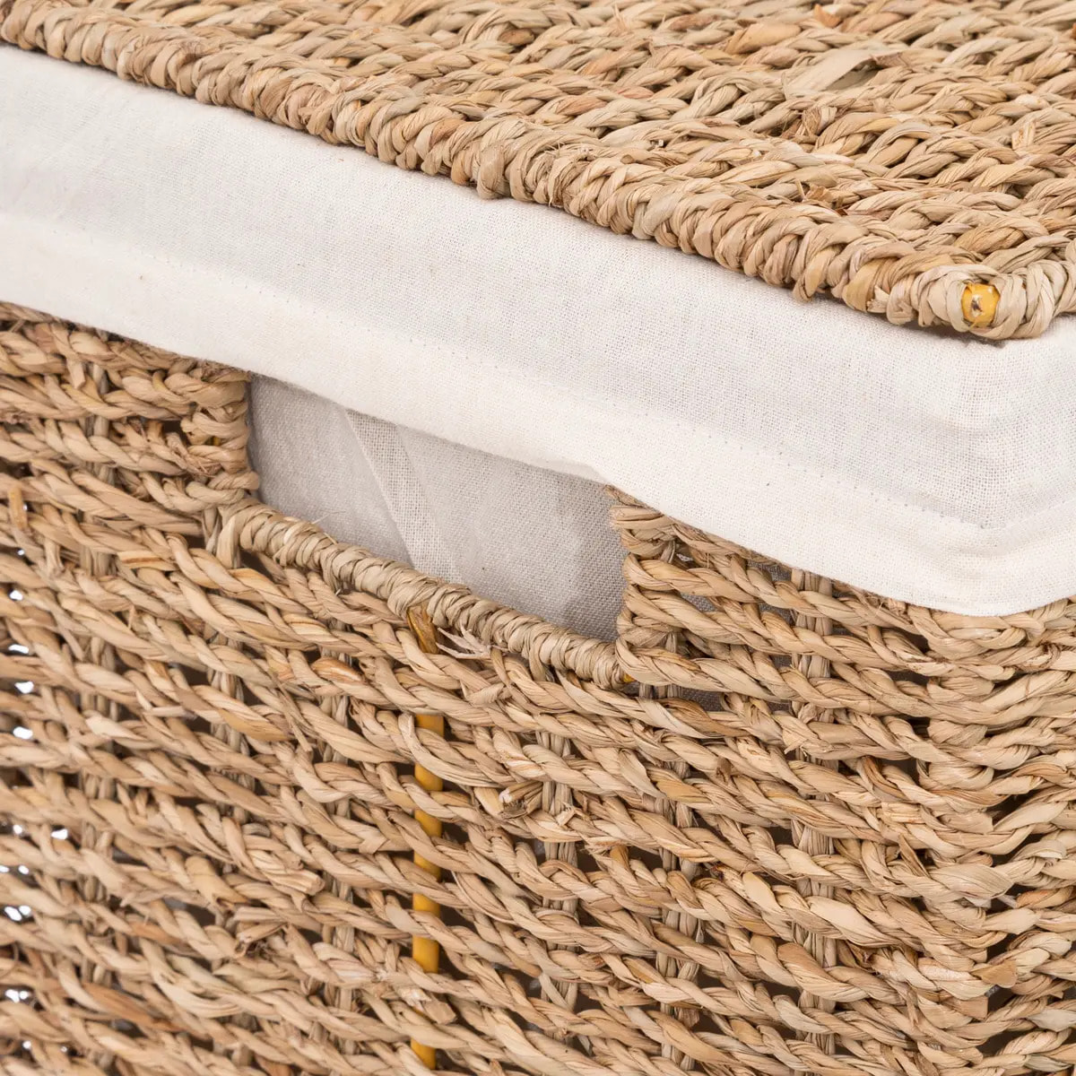 Panier à linge osier 40L "Vannerie"