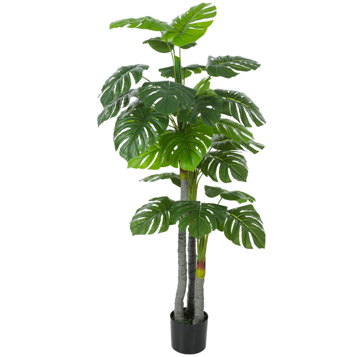 Arbre Monstera Artificiel 150 cm en Pot Décoration de Bureau ou Maison