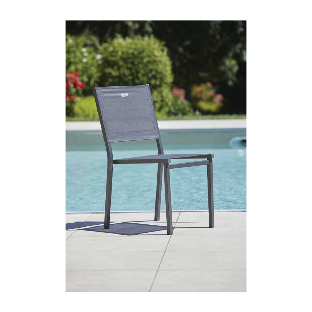 HONFLEUR VERRE - Ensemble table et chaises de jardin