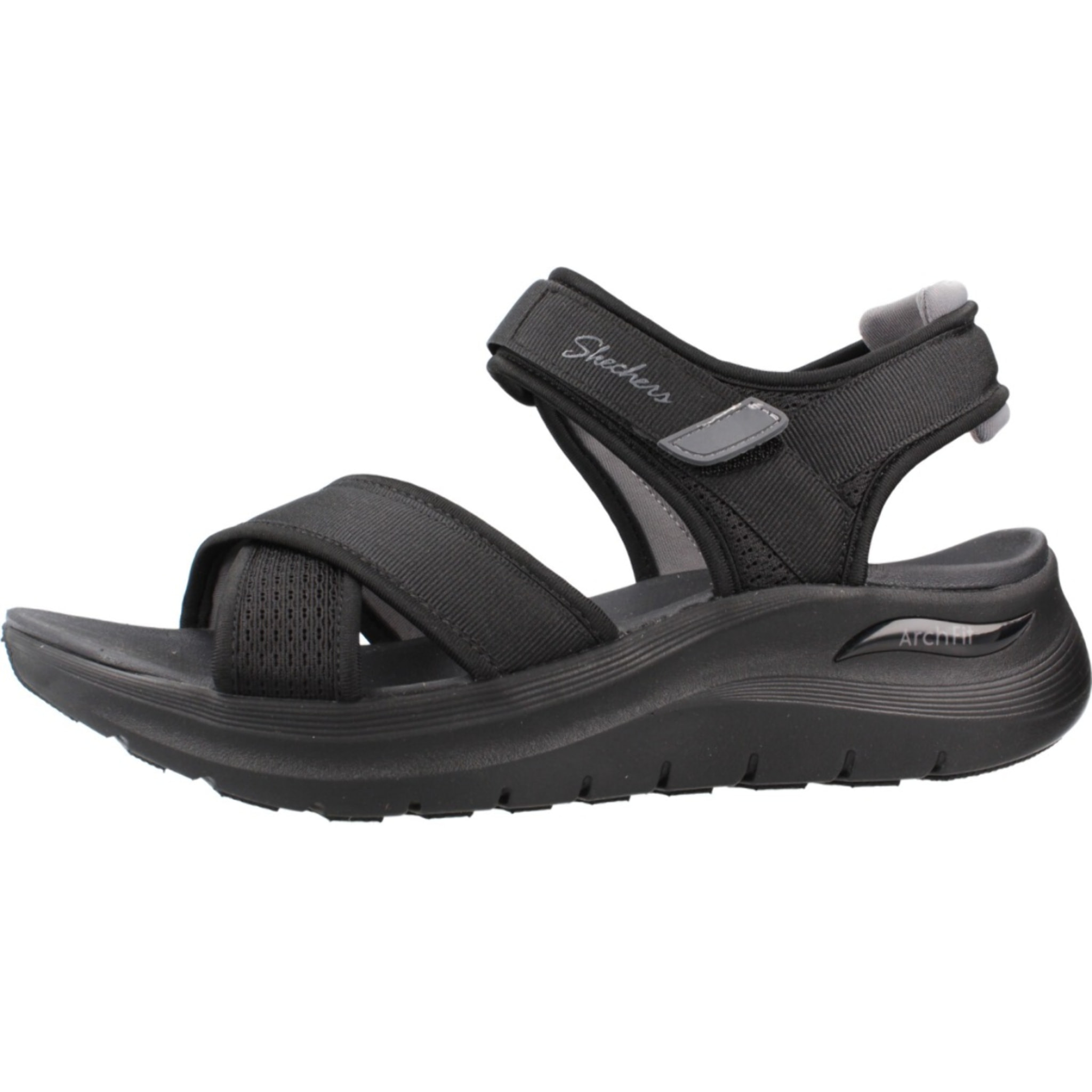 Sandalias Mujer 164078s Negro