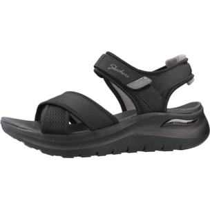 Sandalias Mujer 164078s Negro