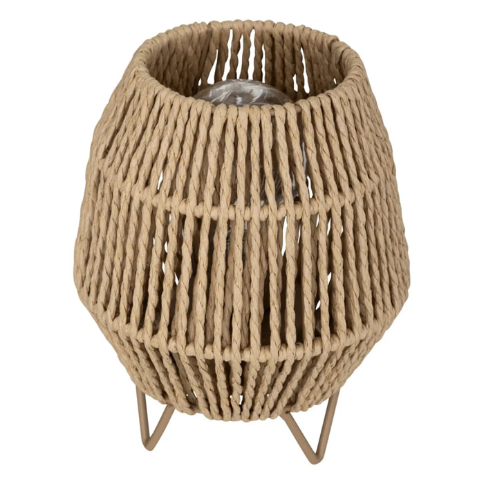 Lampe en papier naturel Ida H17cm