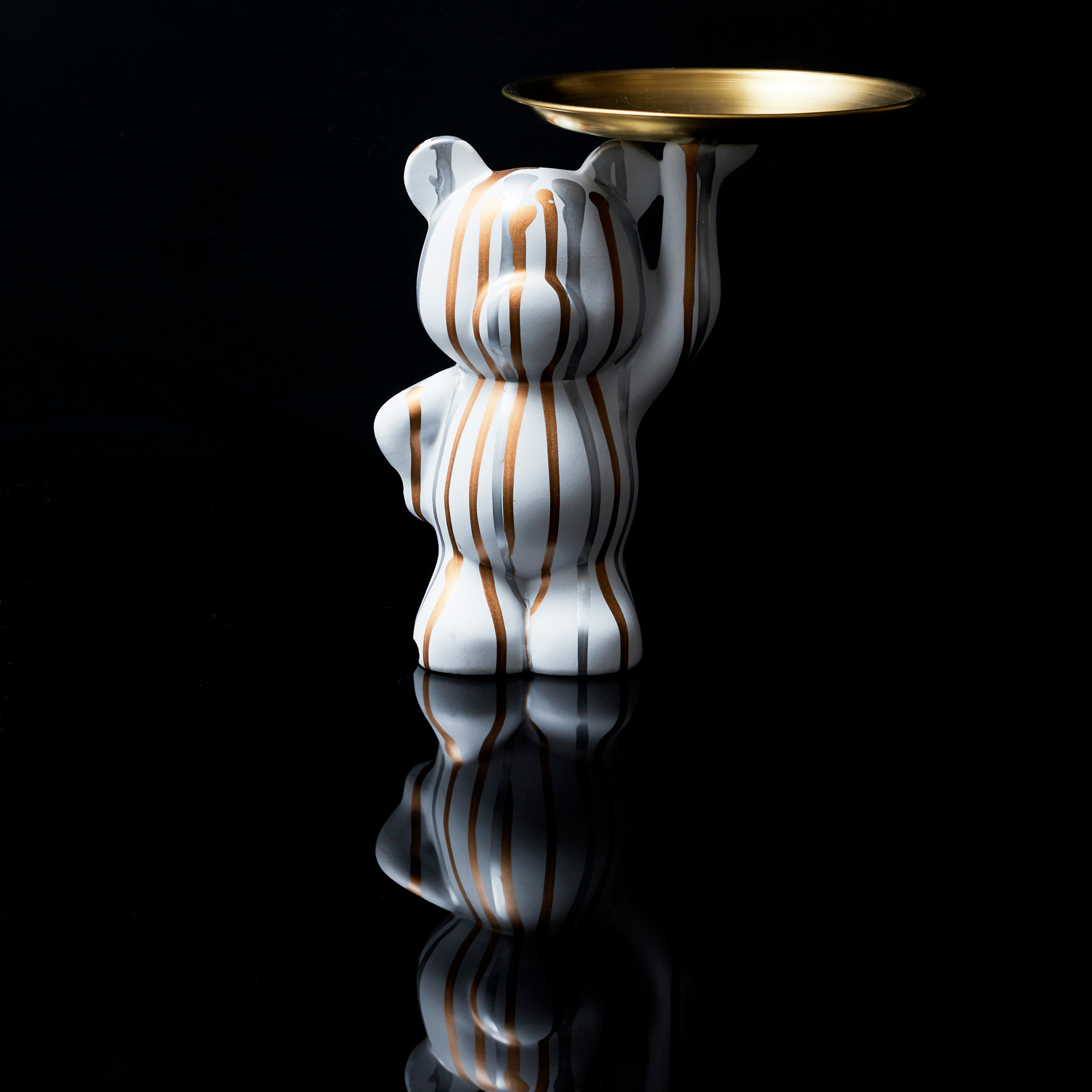 STATUE DECO BLANC VIDE POCHE