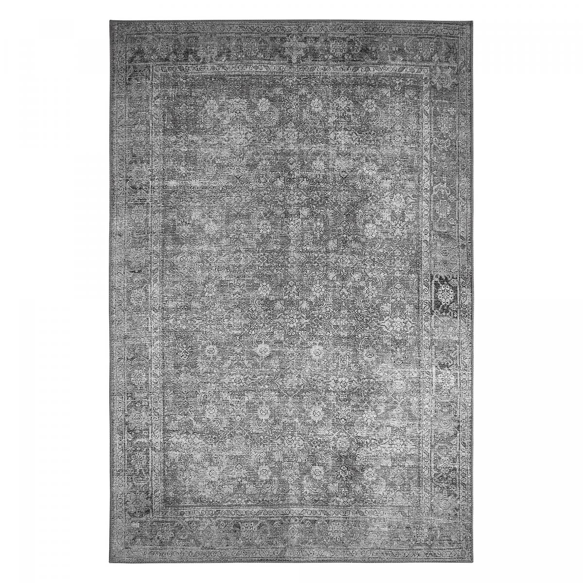 Tapis salon et chambre tissé motif faux uni MECE