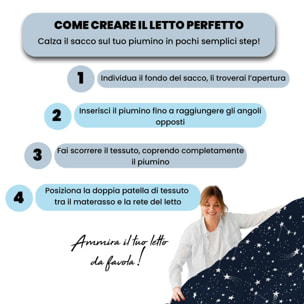 COPRIPIUMINO FASHION, 100% Microfibra, No Stiro - BELLE