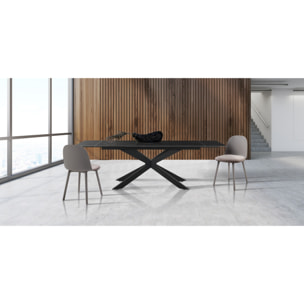 Tomasucci Table extensible MELVIN EVO MARBRE NOIR