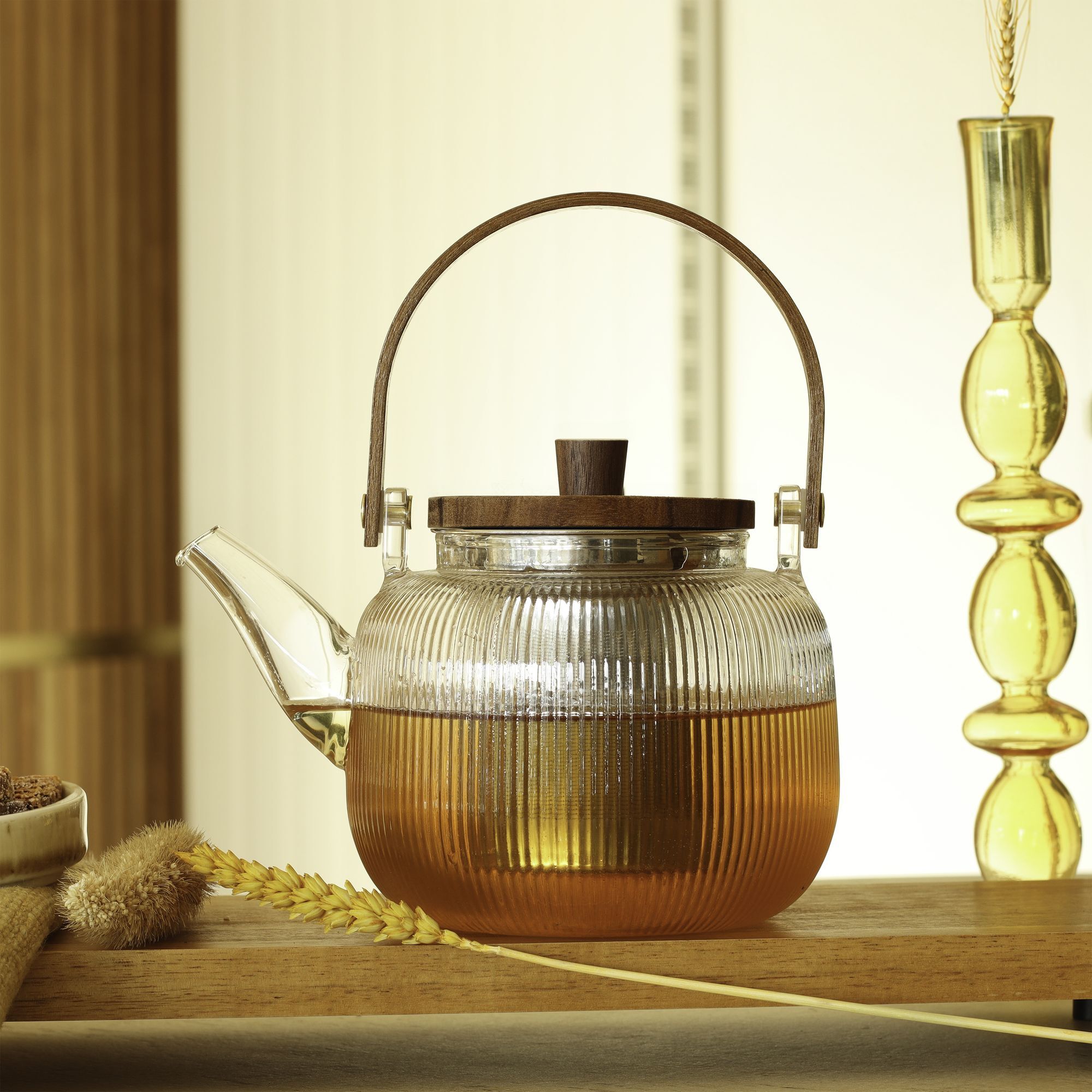 Théière en verre borosilicate 900ml MUGI