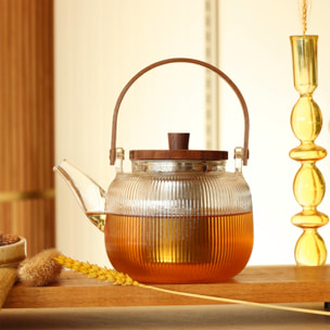 Théière en verre borosilicate 900ml MUGI