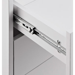 Cassettiera in legno 6 cassetti bianca opaca - Nancy