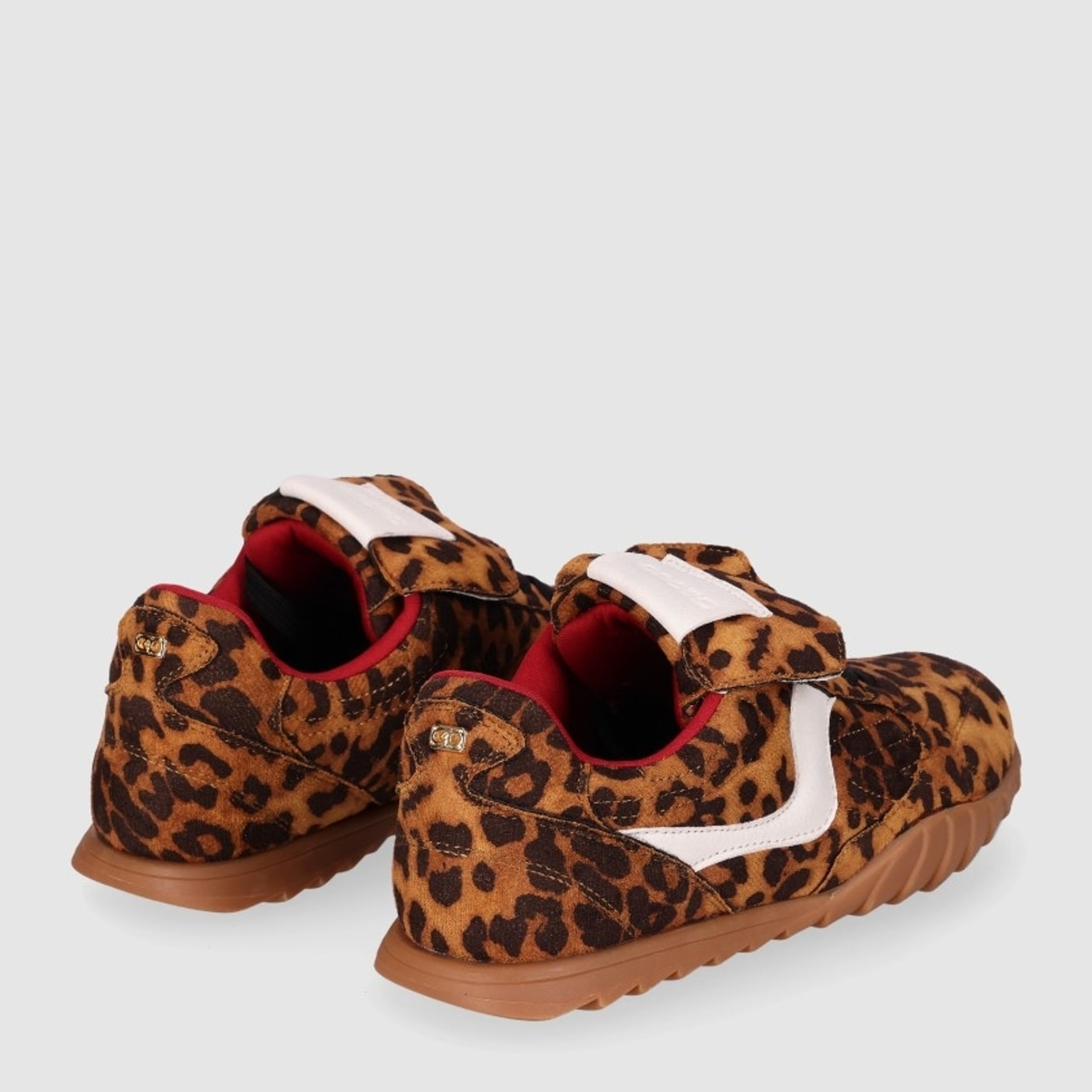 Deportivos de Tejido - Leopardo - Tacón: Bajo