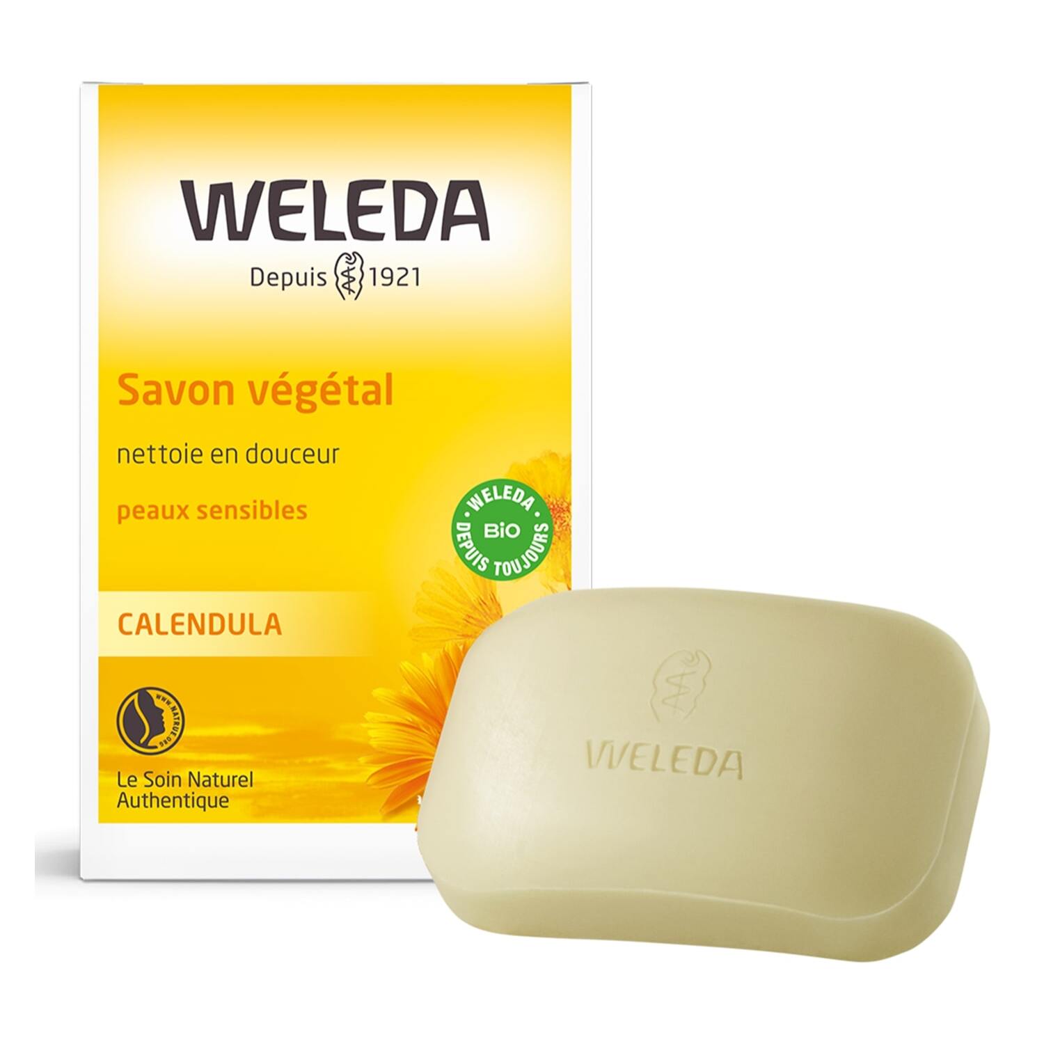 WELEDA - Savon végétal au Calendula - 100 g